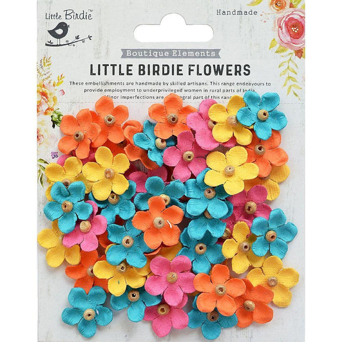 Little Birdie Beaded Blooms Paper Flowers