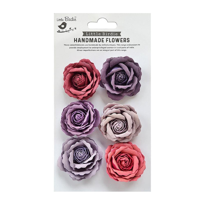 Ellis Paper Flowers 6/Pkg Birds And Berries