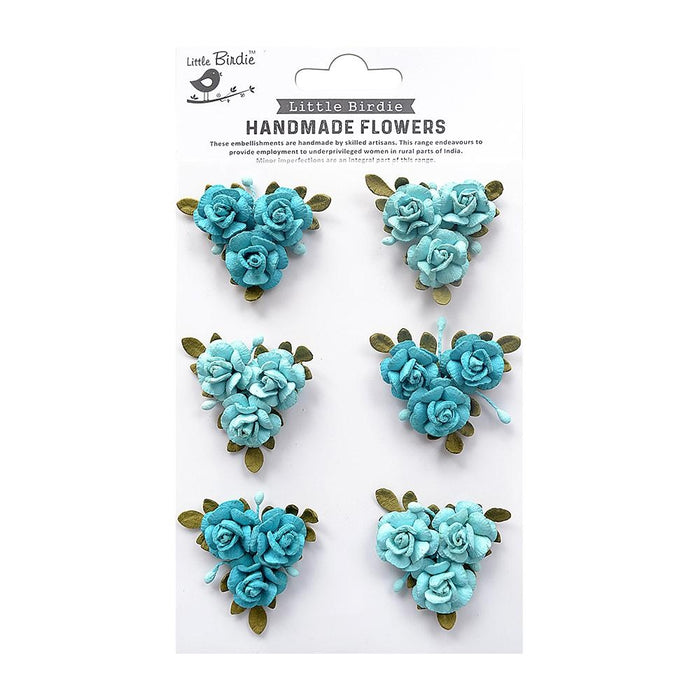 Francisca Paper Flowers 6/Pkg Song Of The Sea