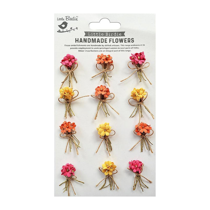 Paper Bouquet 12/Pkg Boho Vibes
