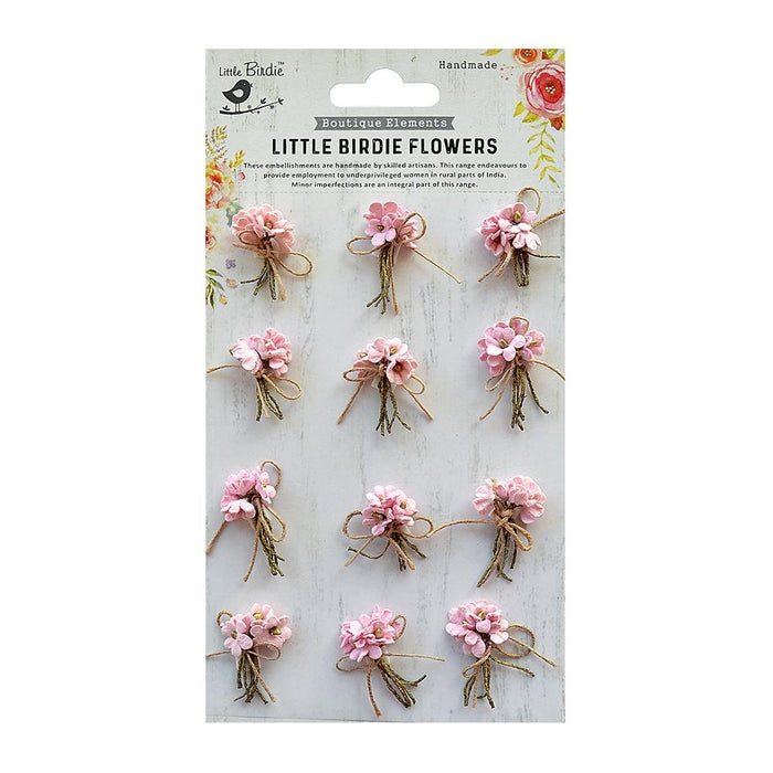 Paper Bouquet 12/Pkg Pearl Pink