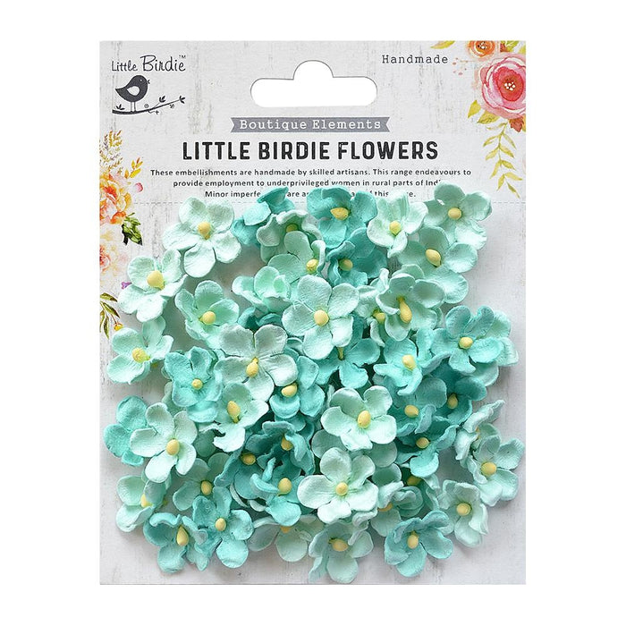 Paula Paper Flowers 60/Pkg Arctic Ice