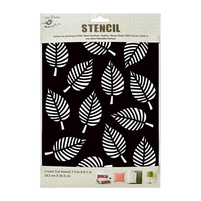 Reusable Stencil 7.3"X9.7"-Leaf Melody