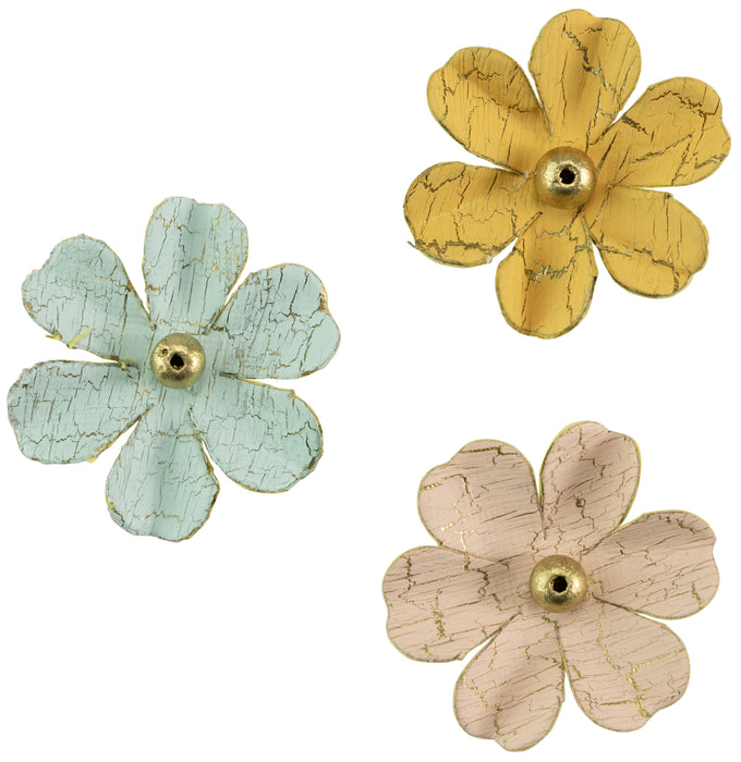 Zoey Washed Paper Flowers 18/Pkg Sunshine And Lemonade