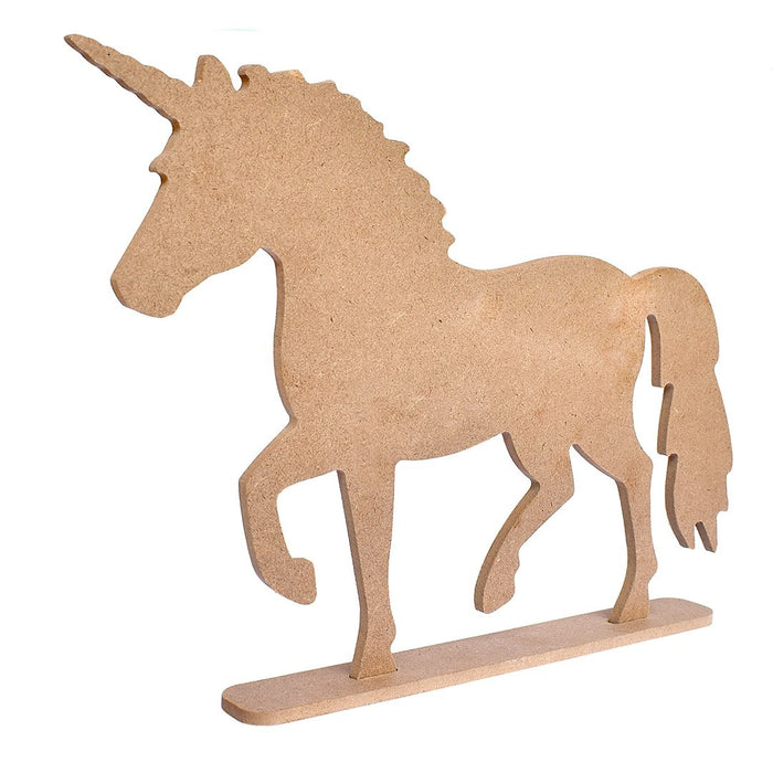MDF Base Standing Unicorn 12"X9.5" 1/Pkg Standing Unicorn