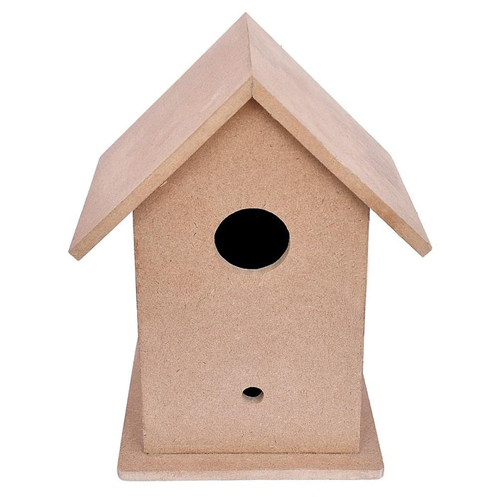 MDF Base Bird House 5.5"X7" 1/Pkg Bird House