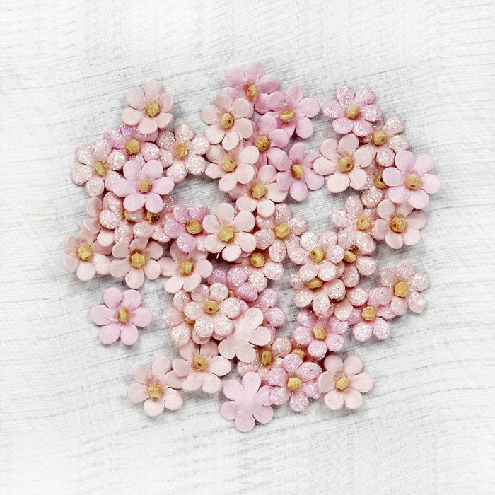 Beaded Micro Petals 60/Pkg Pearl Pink