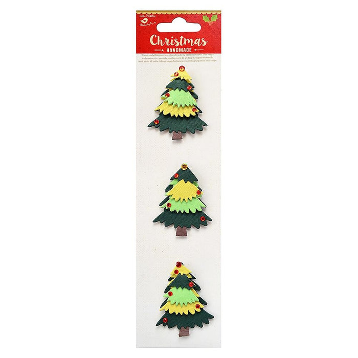 Christmas 3D Embellishment 3/Pkg-Holiday Tree