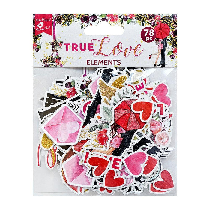 True Love Ephemera Embellishment 78/Pkg True Love
