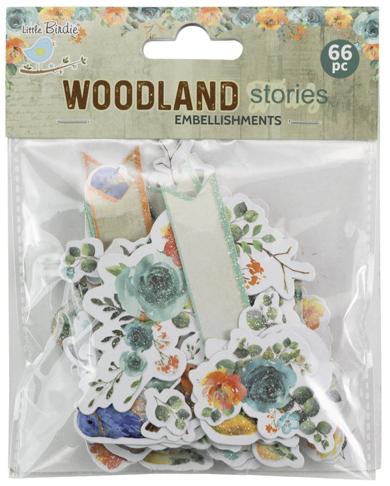 Woodland Stories Ephemera Embellishment 66/Pkg Woodland Stories