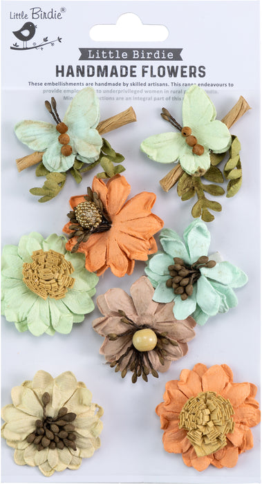 Arcadia Paper Flowers 8/Pkg Woodland Stories