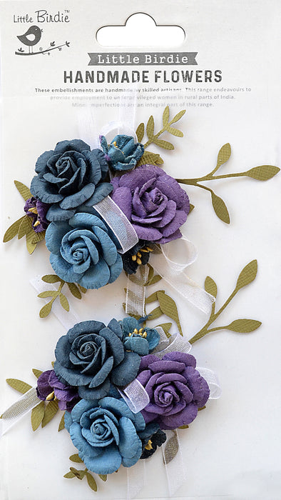 Arion Paper Flowers 2/Pkg Purple Passion