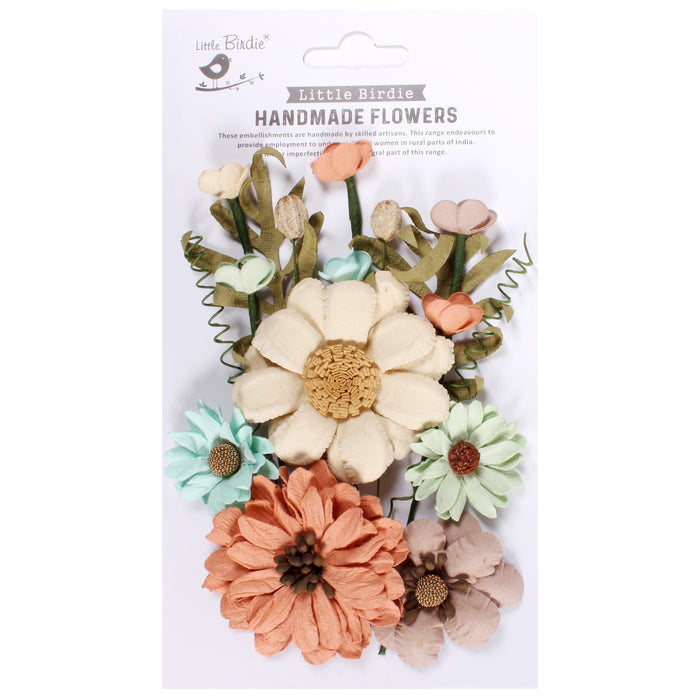 Heleen Paper Flowers 12/Pkg Woodland Stories