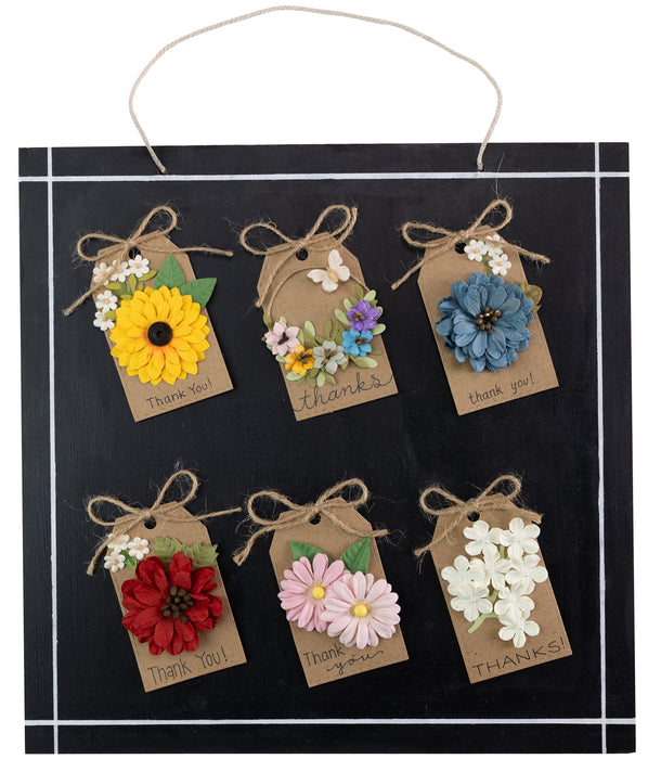 Little Birdie Lolita Paper Flowers 7/Pkg-Scarlet Blend