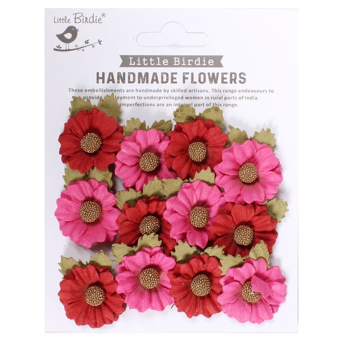 Martina Paper Flowers 12/Pkg Candy Mix