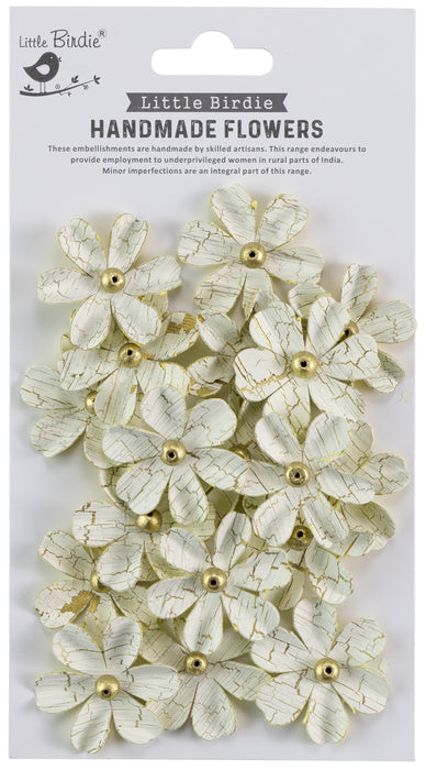 Zoey Washed Paper Flowers 18/Pkg Amor Mio