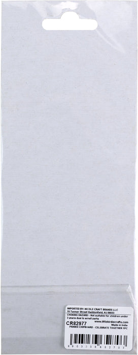 Laser Cut Primed Chipboard 1/Pkg Celebrate Together