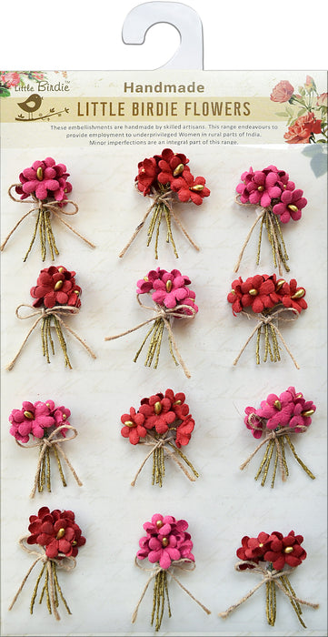 Paper Flower Bouquet 12/Pkg Candy Mix