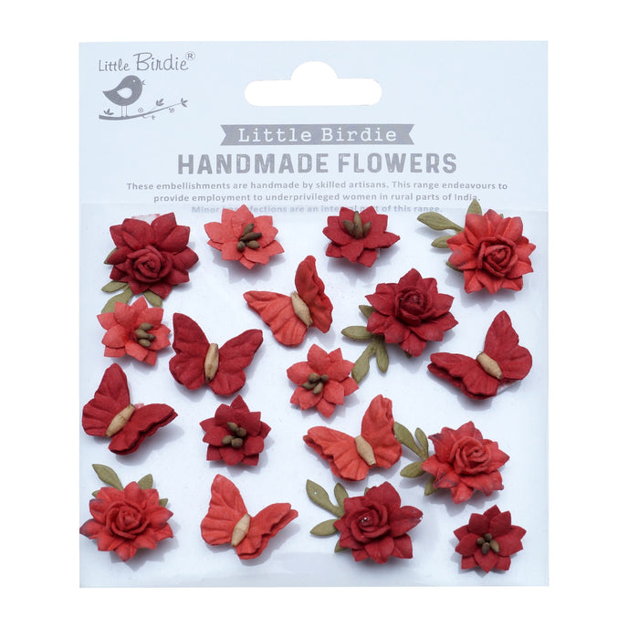 Cloria Paper Flowers and Butterflies from Little Birdie