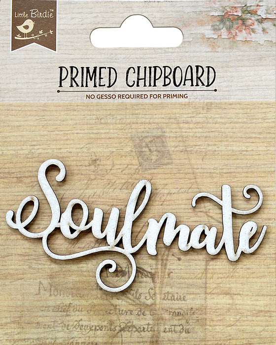Laser Cut Primed Chipboard 1/Pkg Soulmate