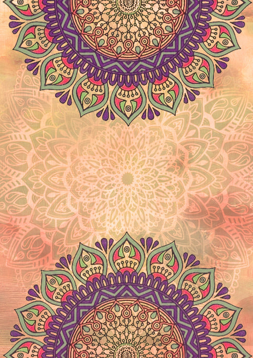 Decoupage Paper A4 2/Pkg Floral Mandala