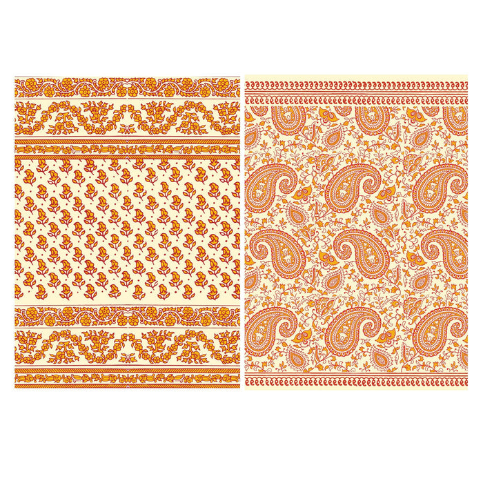 Decoupage Filament Paper A4 2/Pkg Paisley Fair