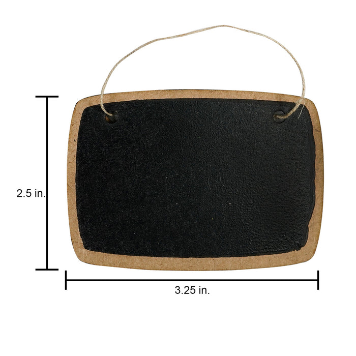 Hanging Mini Chalkboard Sign 2/Pkg Rectangle