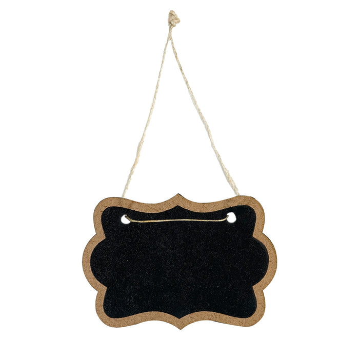 Hanging Mini Chalkboard Sign 2/Pkg Star