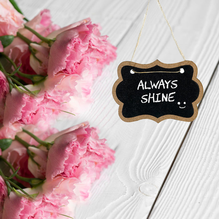 Hanging Mini Chalkboard Sign 2/Pkg Star