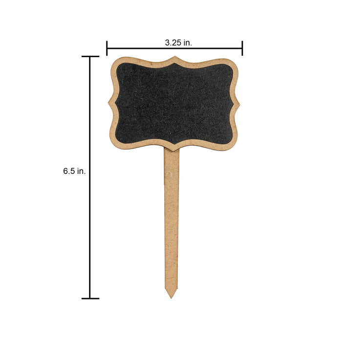 Mini Chalkboard Tabletop Sign 2/Pkg Braces