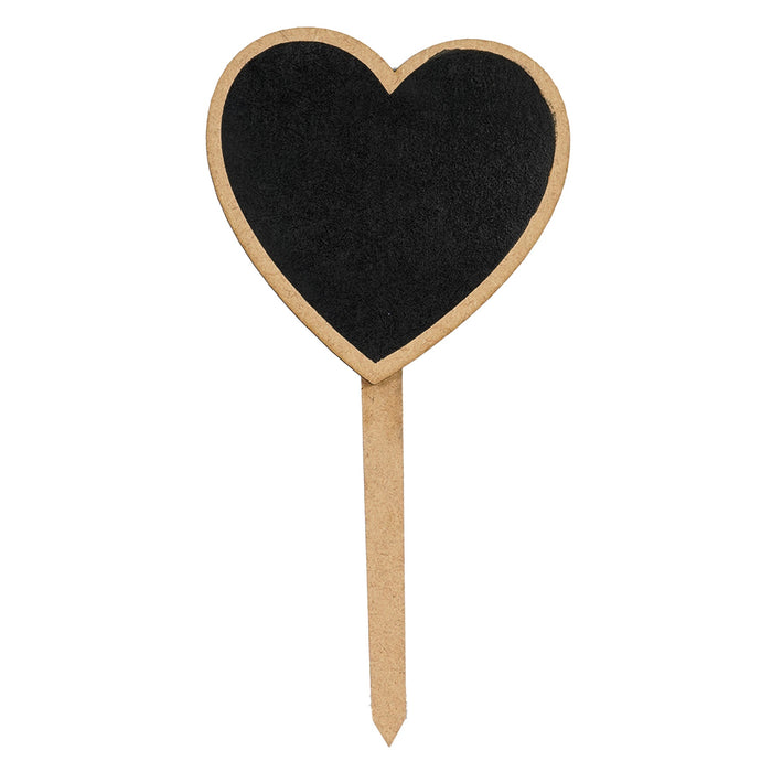 Little Birdie Mini Chalkboard Tabletop Sign 2/Pkg-Heart