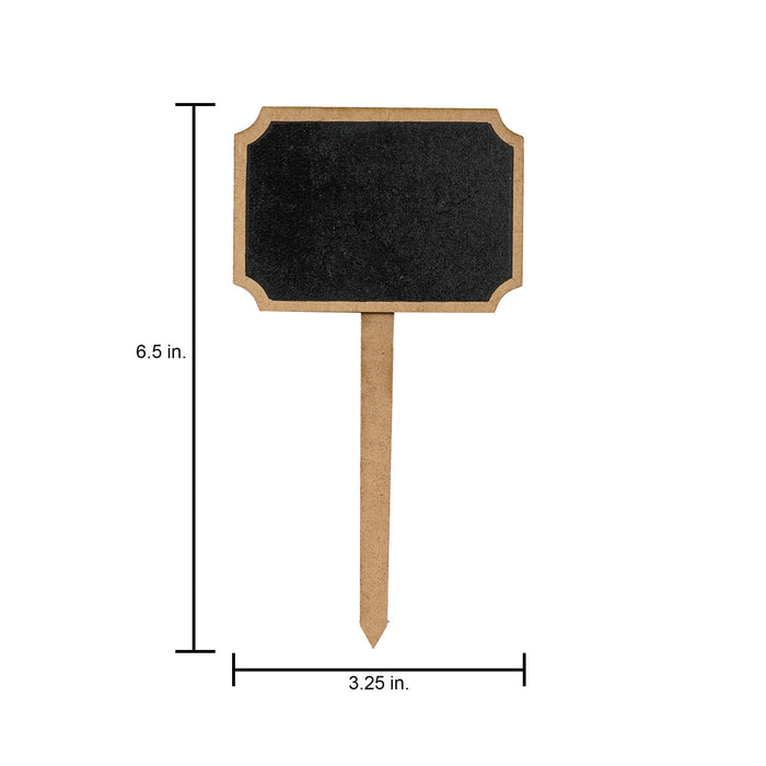 Mini Chalkboard Tabletop Sign 2/Pkg Ornate Rectangle