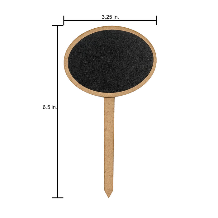 Mini Chalkboard Tabletop Sign 2/Pkg Oval
