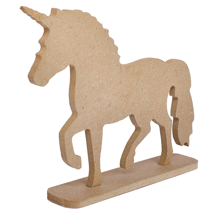 MDF Standing Unicorn, 6.5" x 5"