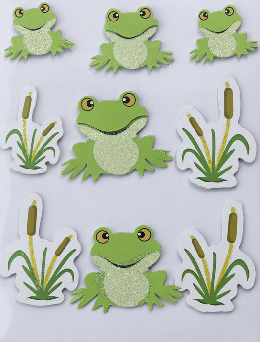 3D Embellishment 9/Pkg Toad Pool