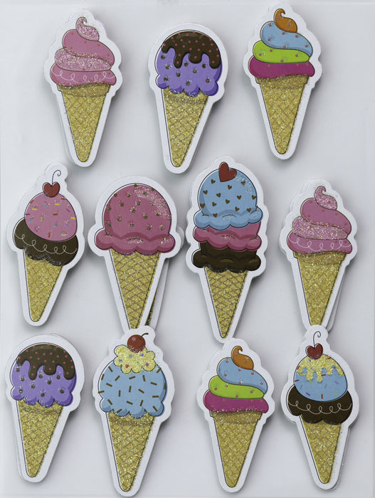 3D Embellishment 12/Pkg Candy Treat