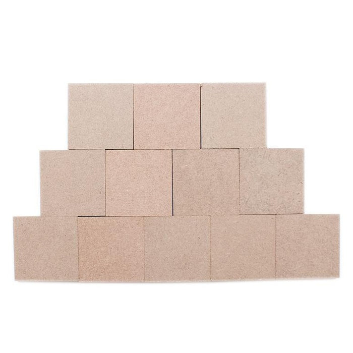 MDF Shapes: 1.97" Square,12 pack