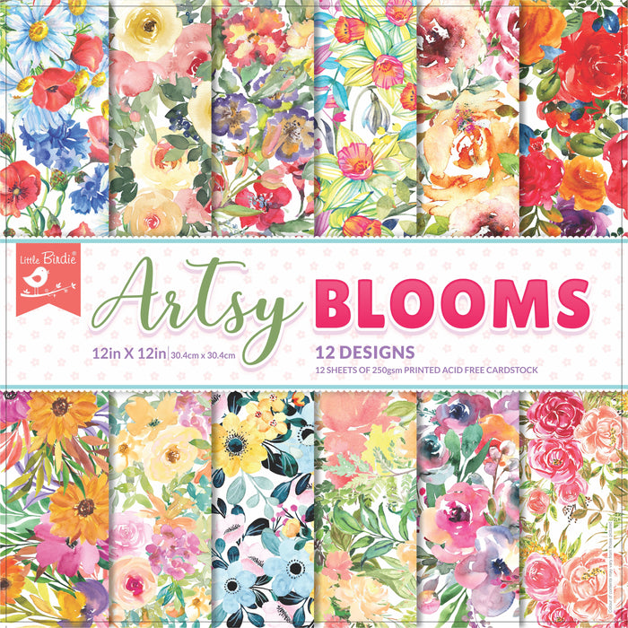 12" x 12" Printed Paper Pads from Little Birdie