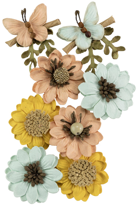 Arcadia Paper Flowers and Butterflies from Little Birdie