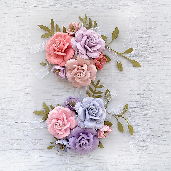 Little Birdie Arion Rose Bunch Paper Flowers