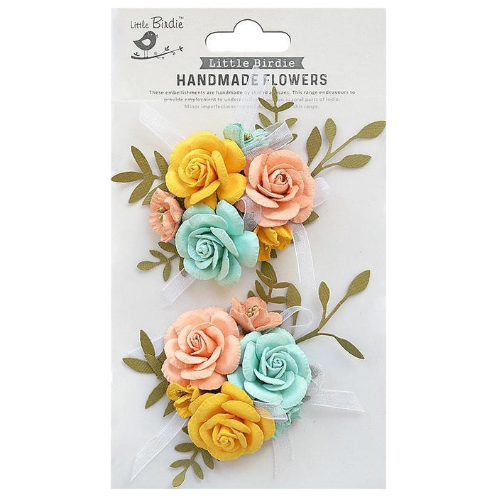 Little Birdie Arion Rose Bunch Paper Flowers