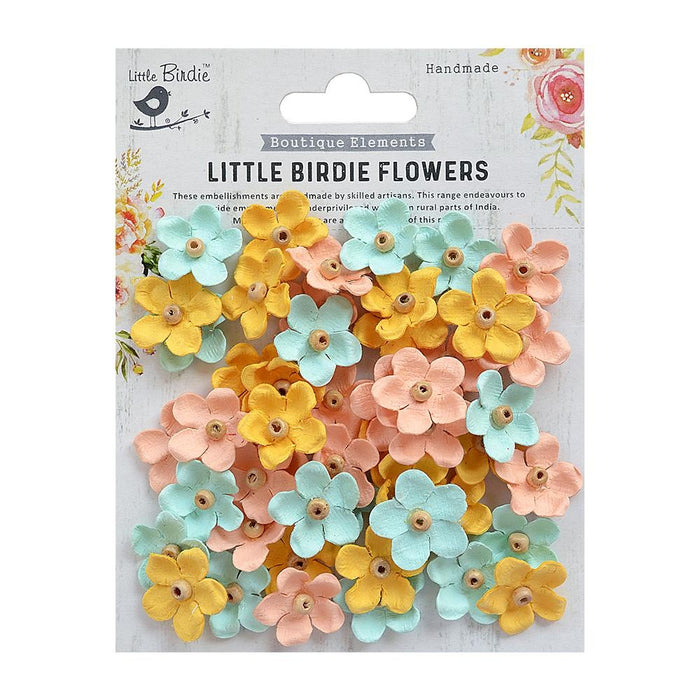 Little Birdie Beaded Blooms Paper Flowers