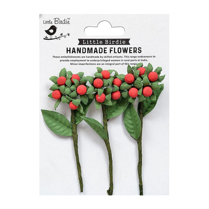 Berry Branch 3/Pkg Love and Roses