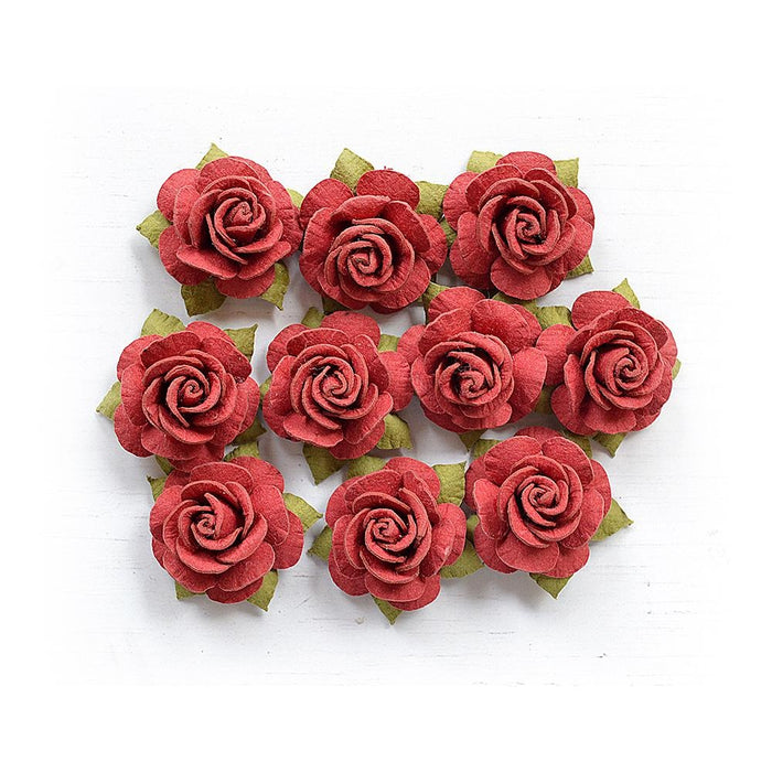 Deborah Paper Flowers 10/Pkg Love and Roses