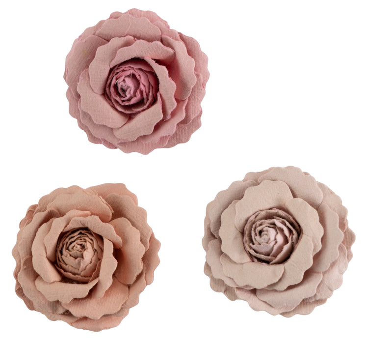 Ellis Paper Flowers 6/Pkg Shabby Chic