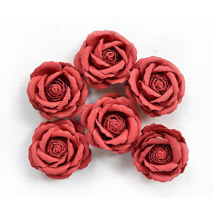 Ellis Paper Flowers 6/Pkg Shabby Chic