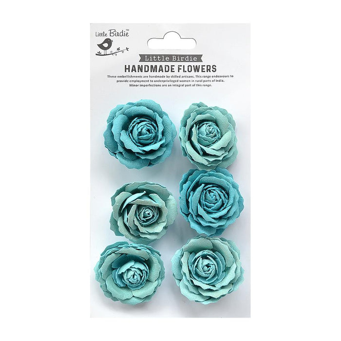 Ellis Paper Flowers 6/Pkg Shabby Chic