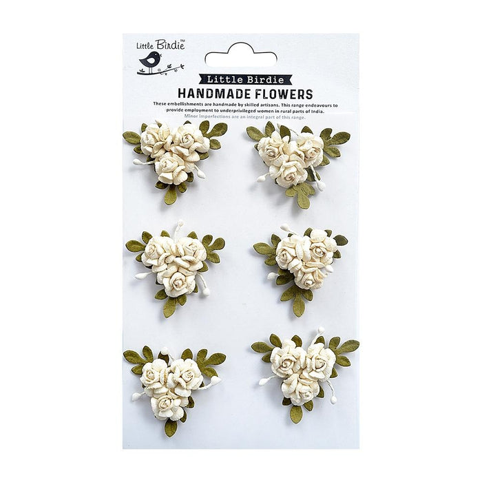 Francisca Paper Flowers 6/Pkg Love and Roses