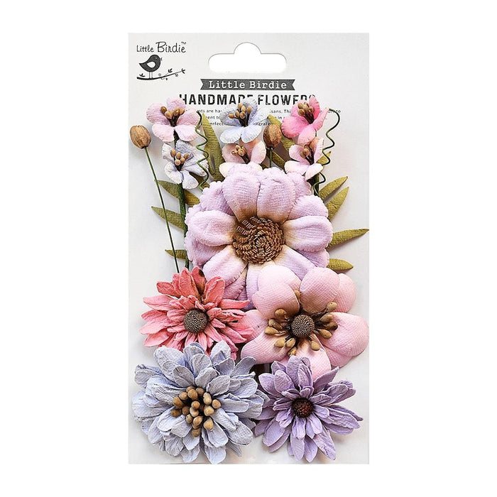 Heleen Paper Flowers 12/Pkg Fairy Sparkle