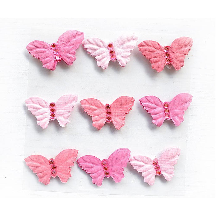 Jewel Butterfly 9/Pkg Celebrate Life